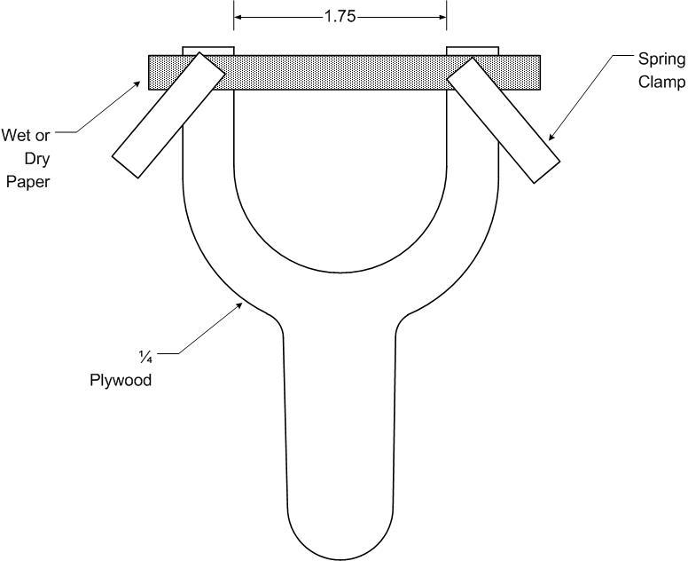 Bauldauski, Al Sandpaper Holder